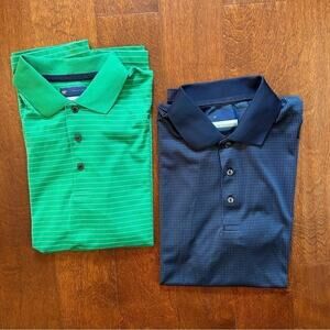 Jack Nicklaus Golf Polo Bundle, Two Shirts, Size Large
